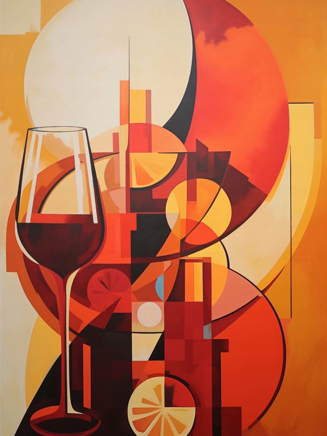 Plakát 75x100 cm Večerní prohlídka vína