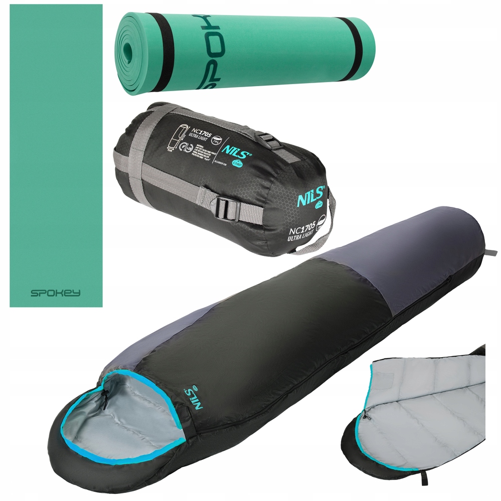 Turistický spací pytel Ultra Light Mumie S Kapucí Kempingový Karimatka