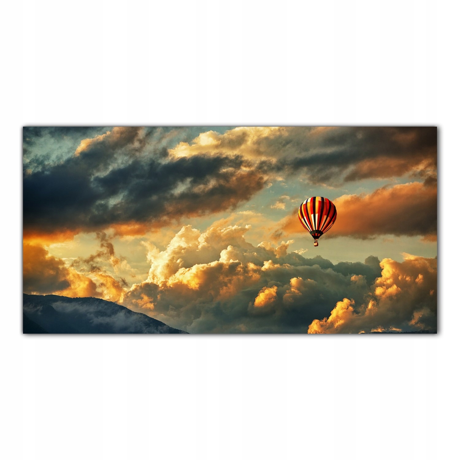 

Obraz Szklany Foto-obraz Balon Burza Chmury 120x60