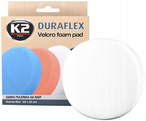 

K2 Duraflex Gąbka Polerska Lekkościerna Biała
