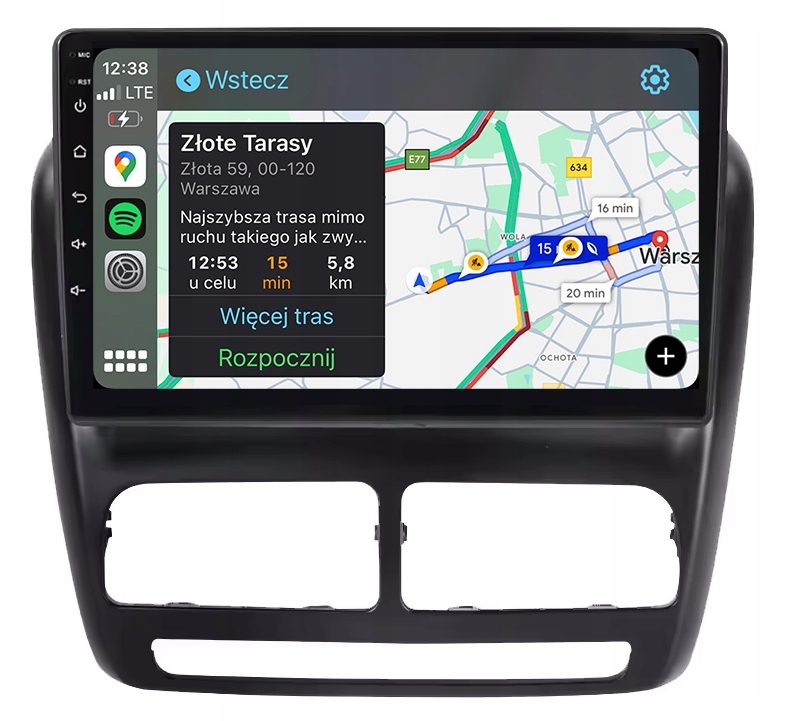 Opel Combo Fiat Doblo Rádio Navigace Android Carplay Aplikace