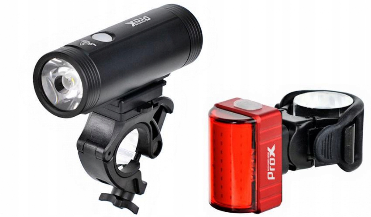 Sada Osvětlení Světel Na Kolo Prox Spika Set Zeta S Usb Výkonná