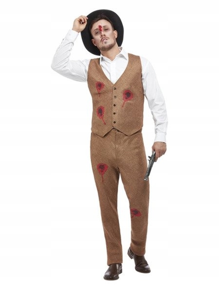 Kostým Gangster Zombie Clyde Halloween m