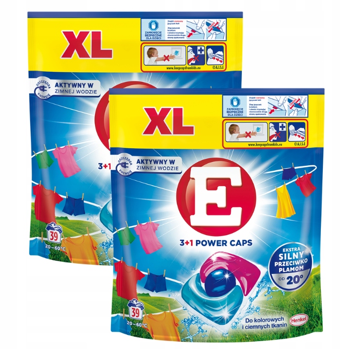 

E Power Caps Color Kapsułki do Prania Koloru XL x2