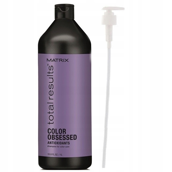 MATRIX TR COLOR OBSESSED SZAMPON 1000 ML + POMPKA 13409881962 - Allegro.pl