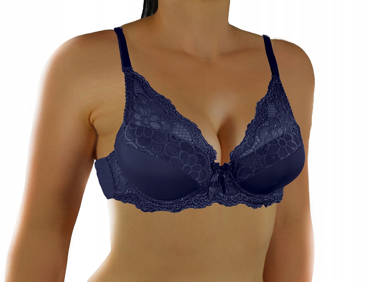 

Biustonosz bralette super Push Up B 75 grafit