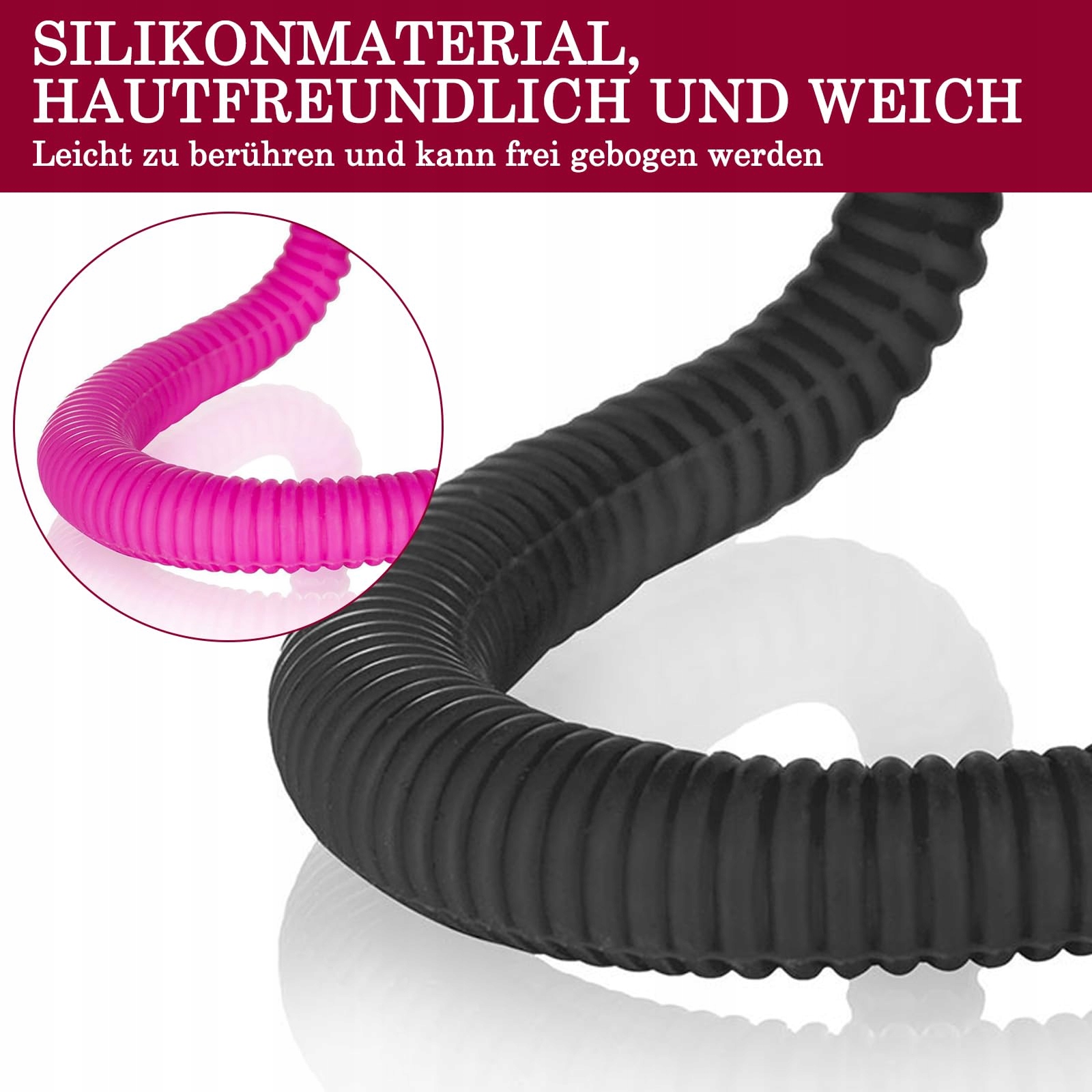 BDSMAGE Zestaw Dilatorów Silikonowe Rozszerzacze Anus i Wargi Sromowe — miniatura 5