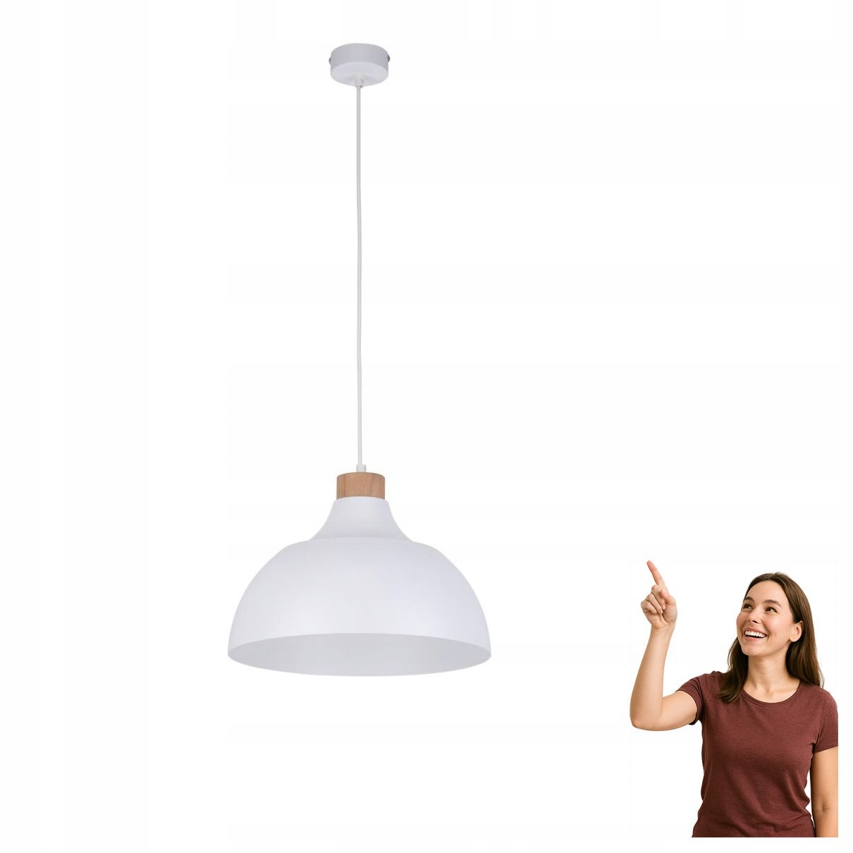 Závesná lampa Cap White 2070 Tk Lighting