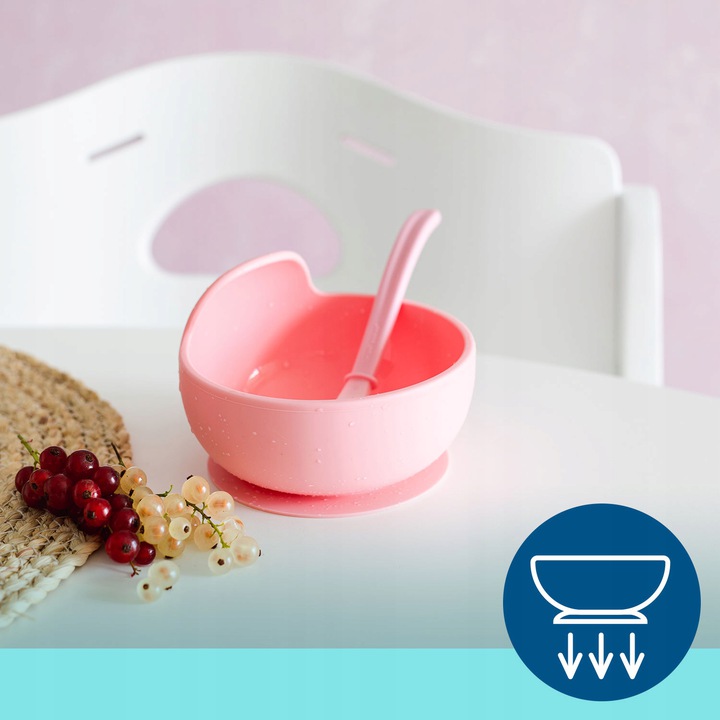 CANPOL PROFILOWANA SILIKONOWA MISECZKA PRZYSSAWKA Kolor niebieski