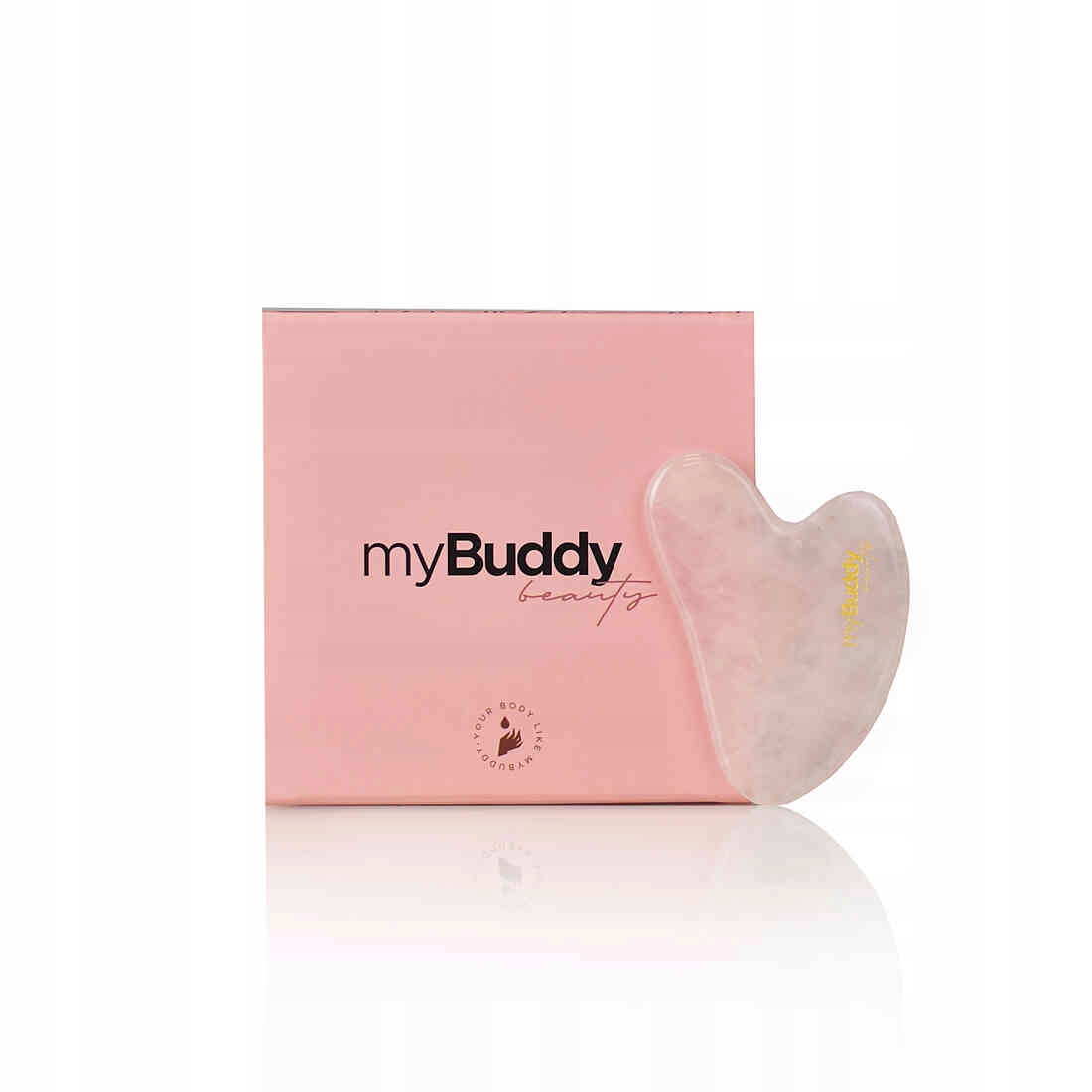 

myBuddy Kamień Gua Sha do Masażu Twarzy Kwarc