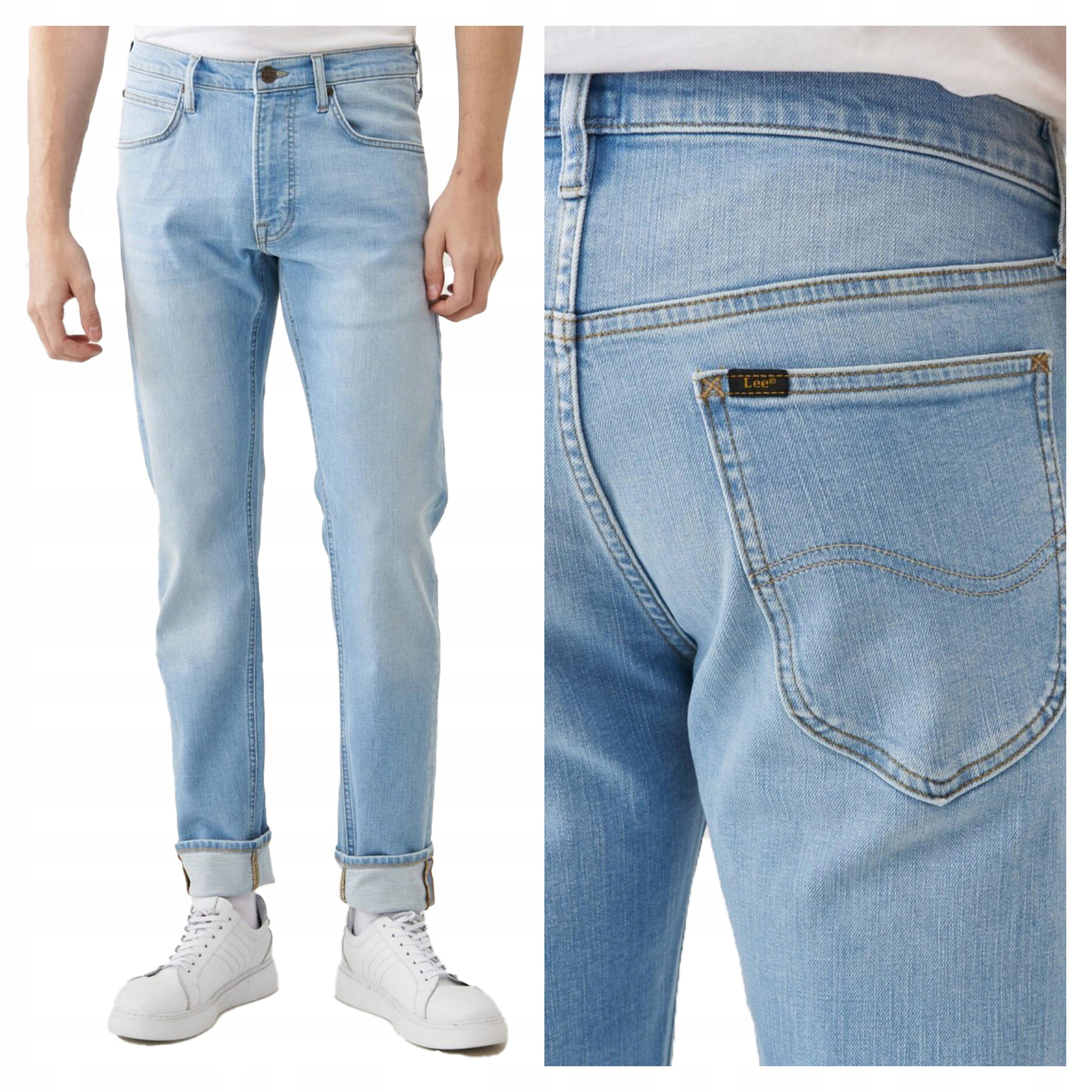 Pánské jednoduché džínové kalhoty Lee Daren Zip Fly 30/34