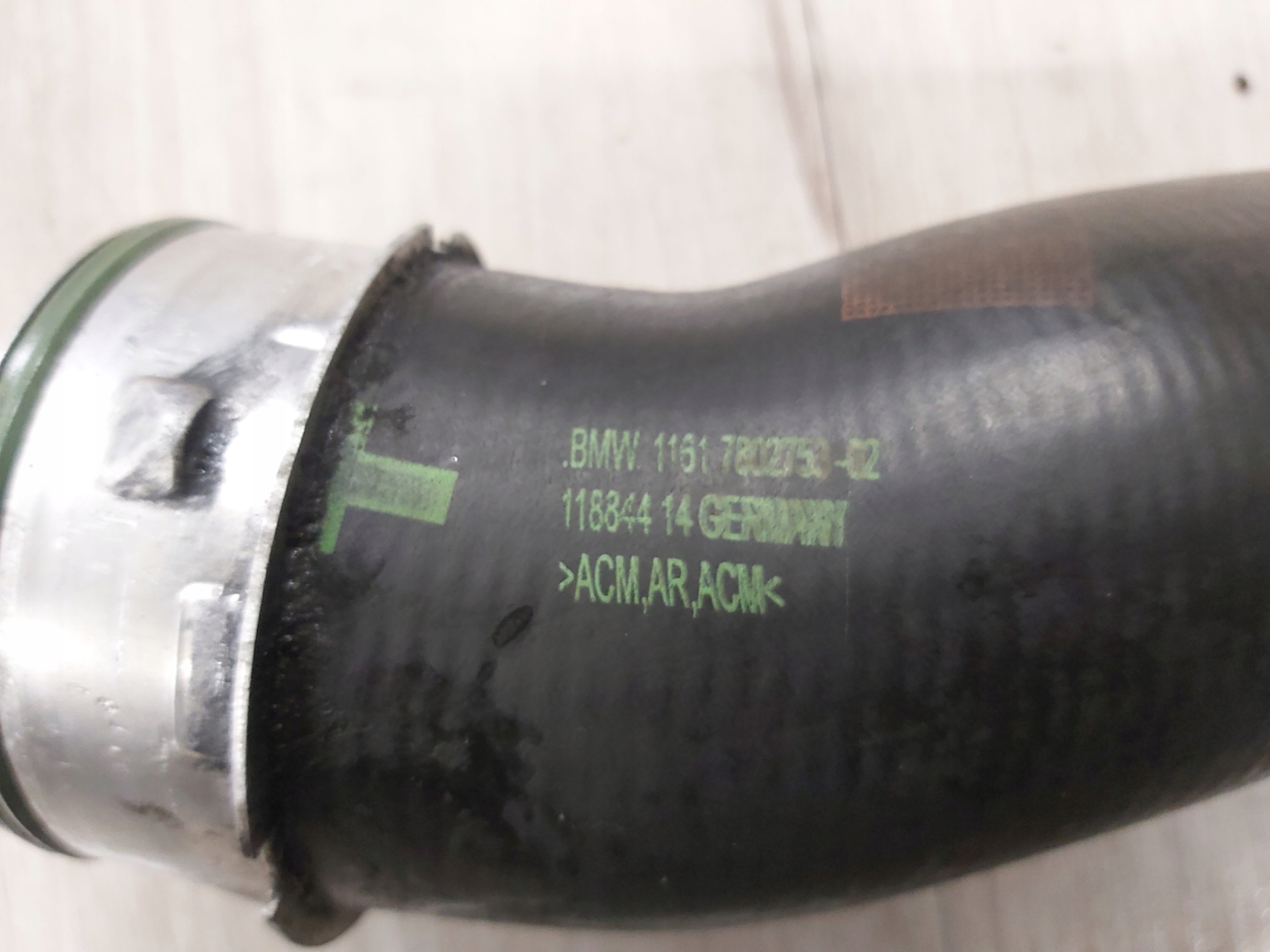 tömlö vezetö levegö intercooler 7802753 BMW E90 E60 2.0D BDB!!