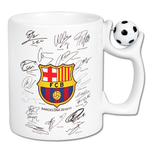 

Kubek Piłka Dla Fana Piłki Nożnej Barcelona