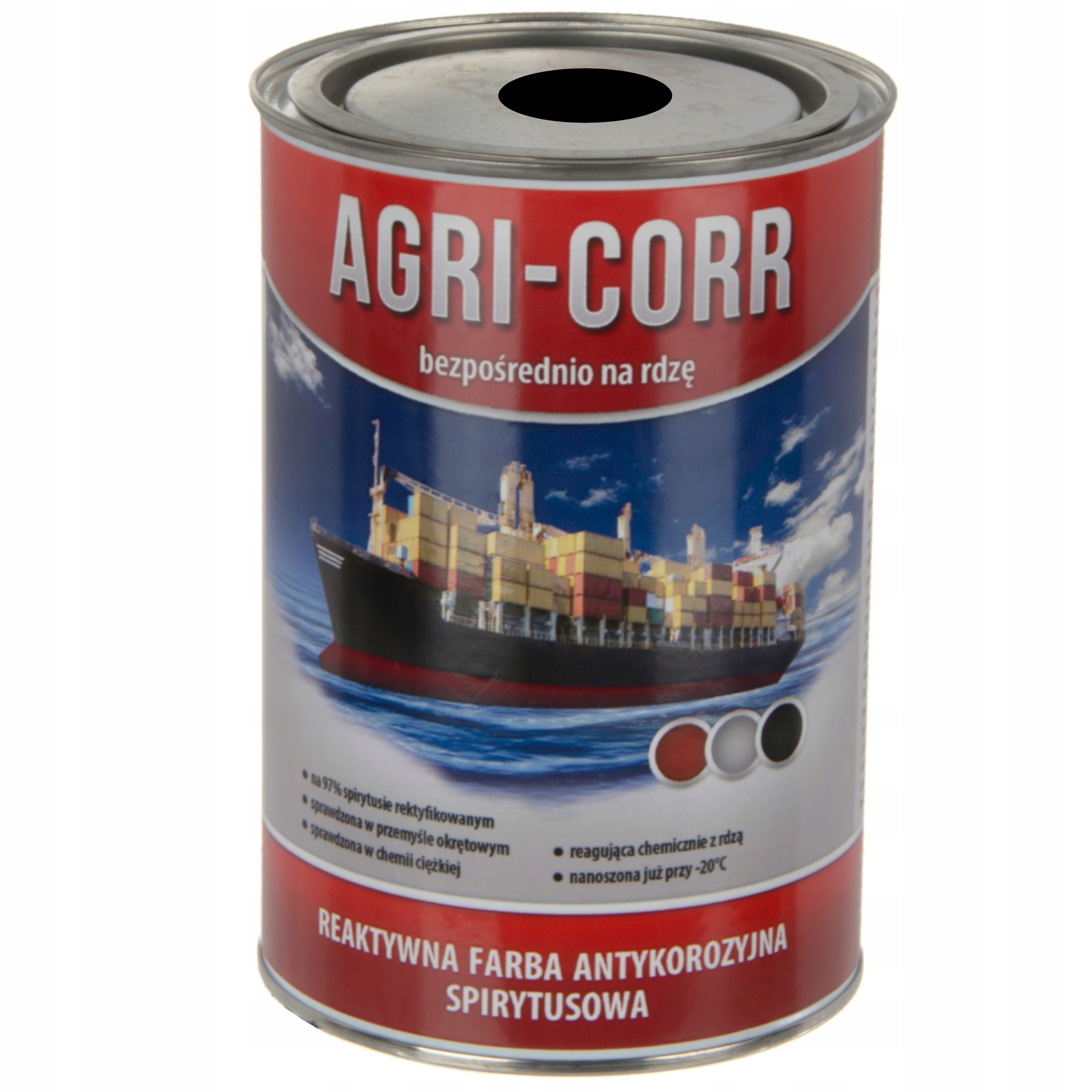 

Farba podkładowa antykorozyjna czarna 1l Agri-Corr