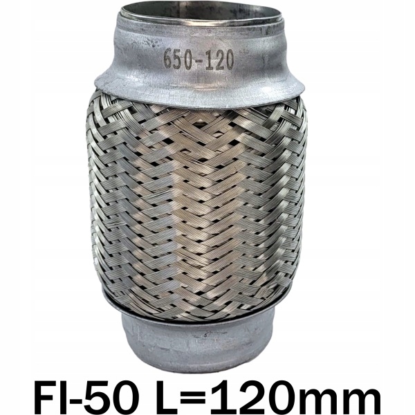 ŁĄCZNIK ELASTYCZNY ZŁĄCZE TŁUMIKA FI-50 L=120mm