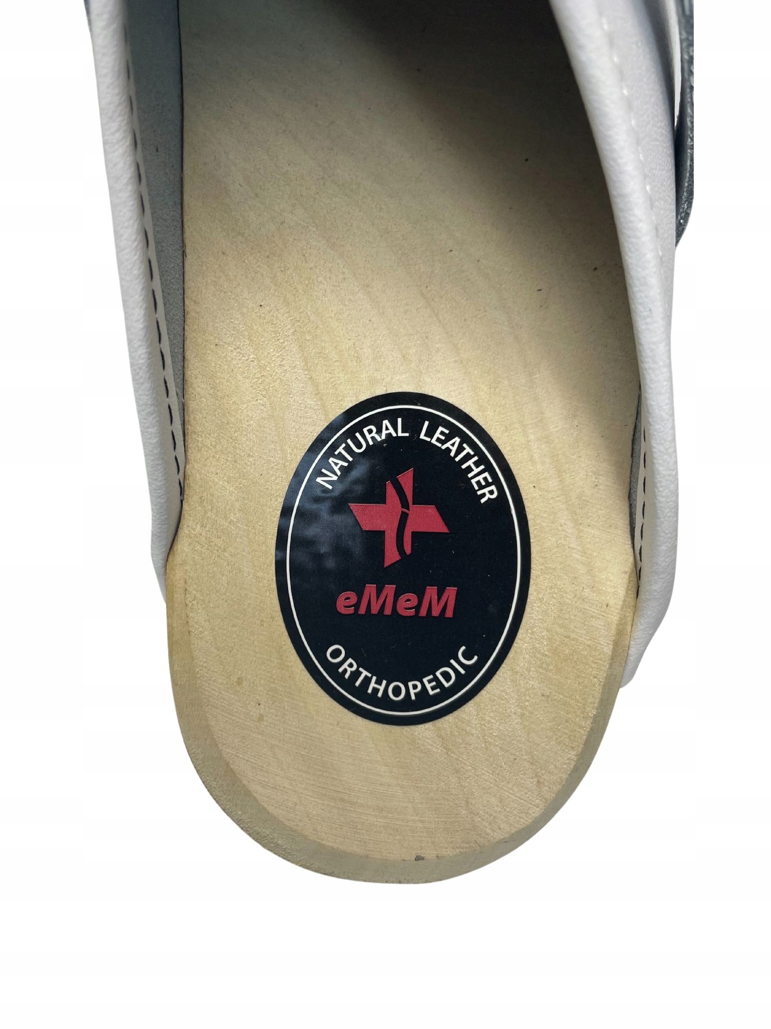 DREWNIAKI DAMSKIE CHODAKI MEDYCZNE KLAPKI SKÓRZANE BUTY + GRATIS ŁYŻKA Rozmiar 37