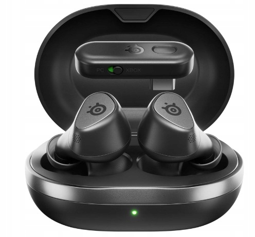 Słuchawki Dokanałowe Steelseries Gamebuds Z Mikrofonem Anc Pc Xbox