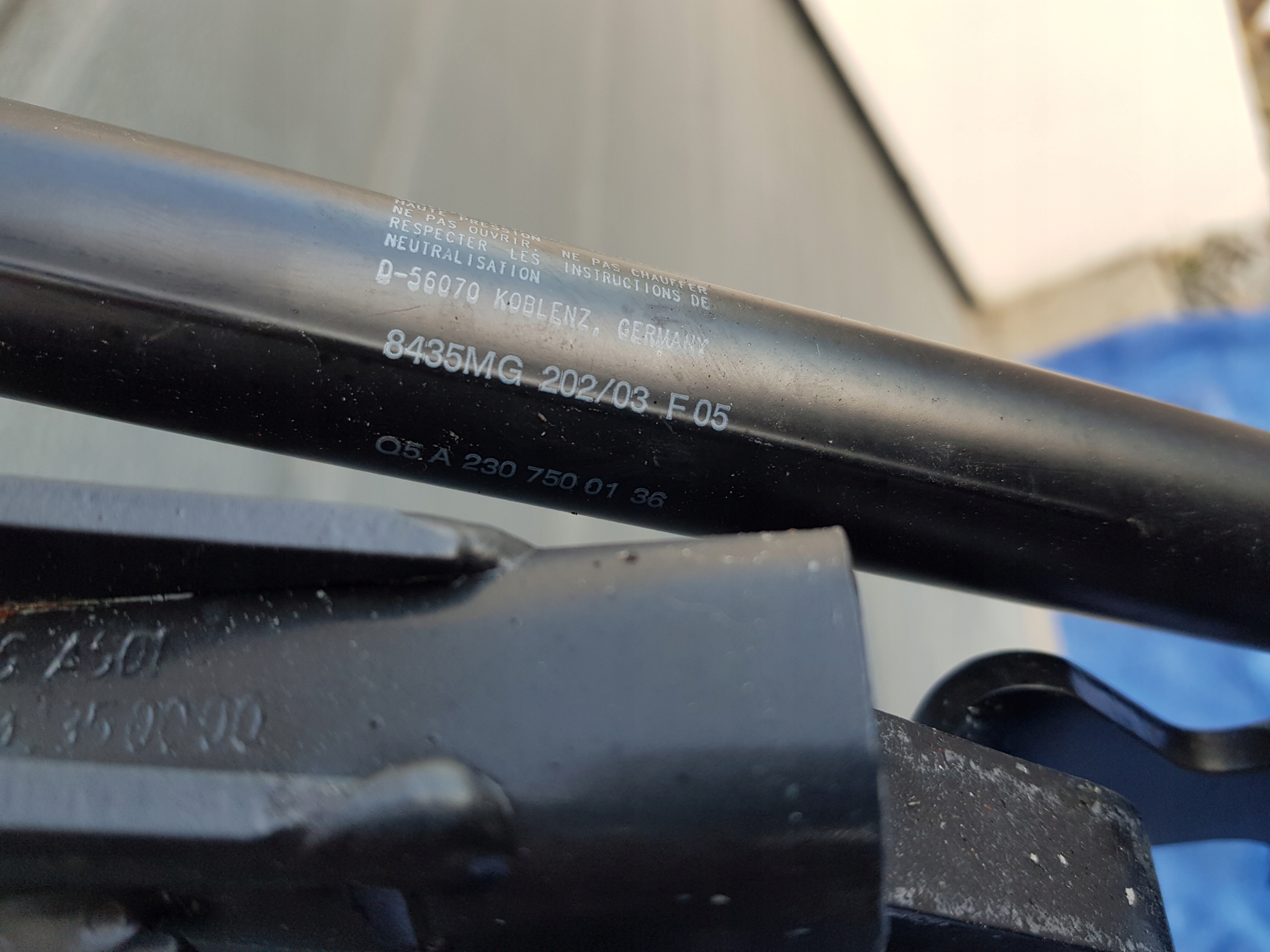 Support Mécanisme Toit du capot MERCEDES SL R230 W230