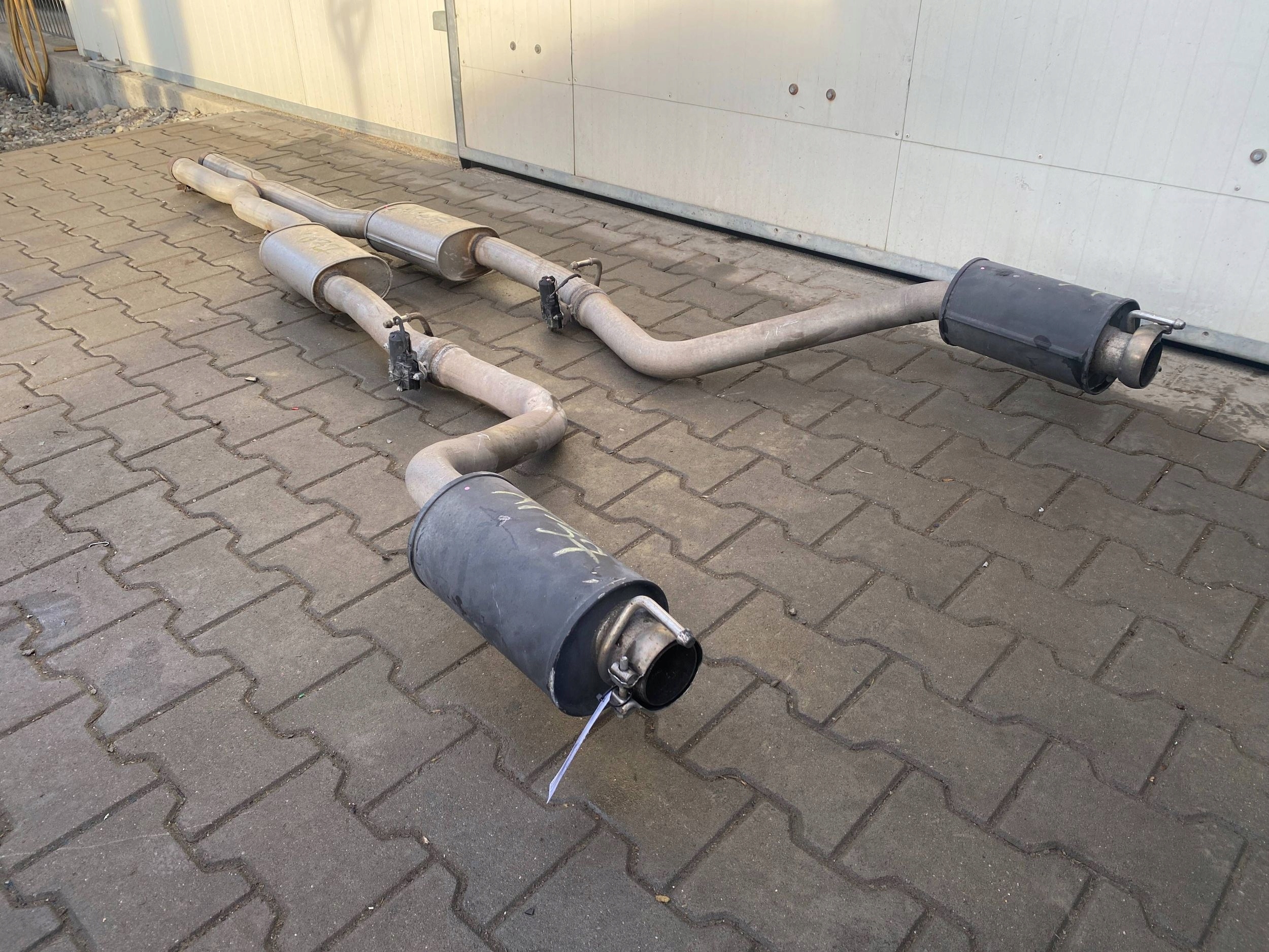 pipe exhaust complete exhaust pipe przepustnice 6.4 SRT Dodge Charger 2015+