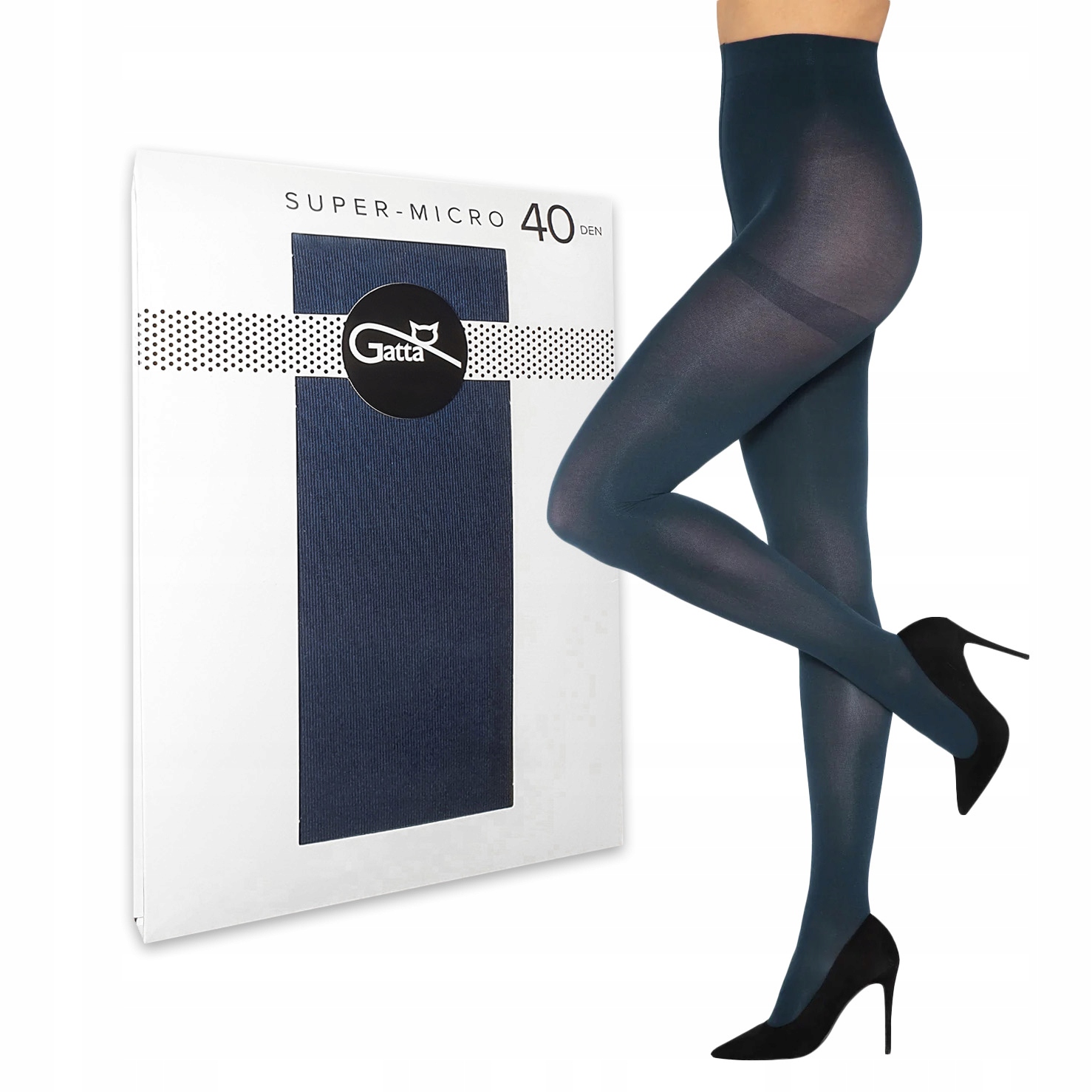 

Gatta Super Micro rajstopy w prążki 40DEN - S/m
