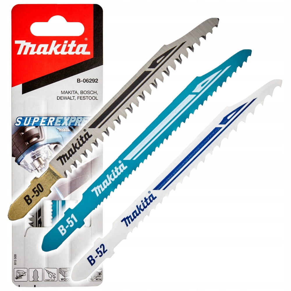 

Zestaw brzeszczotów Makita SuperExpress B-06292