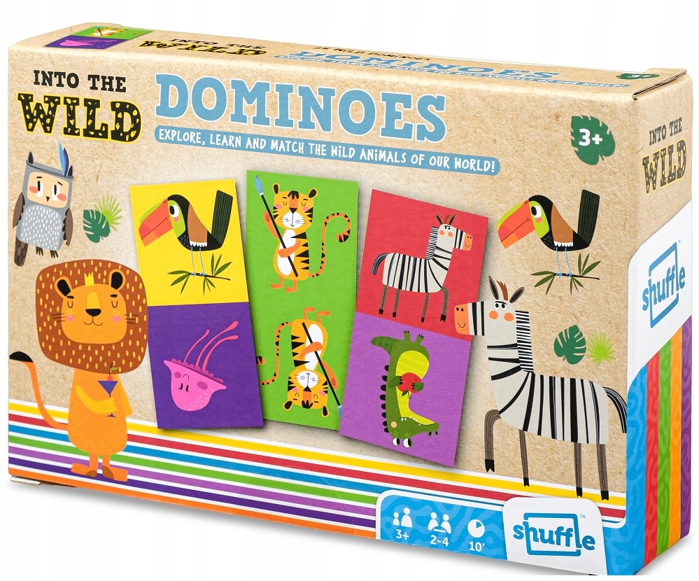 DZIKIE ZWIERZĘTA ŚWIATA GRA PLANSZOWA DOMINO 3+ Wydawca Cartamundi