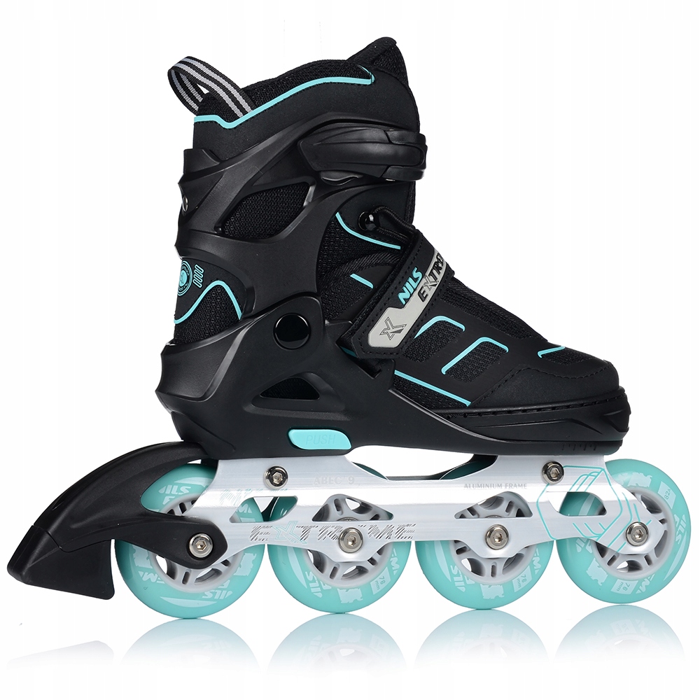 ROLKI REGULOWANE DAMSKIE KAUCZUKOWE KOŁA ABEC-9 Marka Nils Extreme