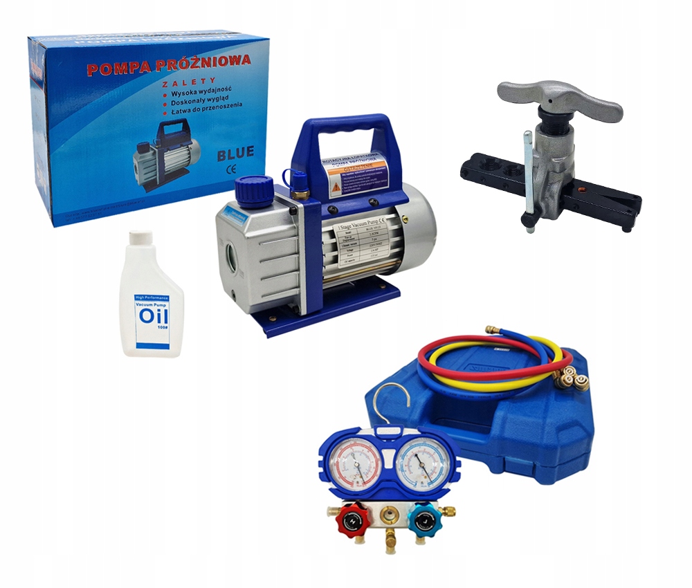 Vákuová pumpa VP125 70, l/min manometre s káblami kalichovačka