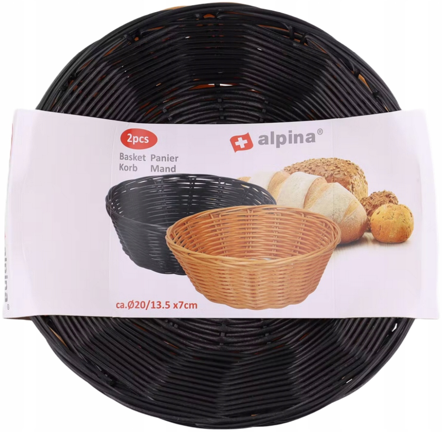 KOSZYK KOSZYCZEK NA PIECZYWO CHLEB BUŁKI 2 SZTUKI Marka ZD Trading