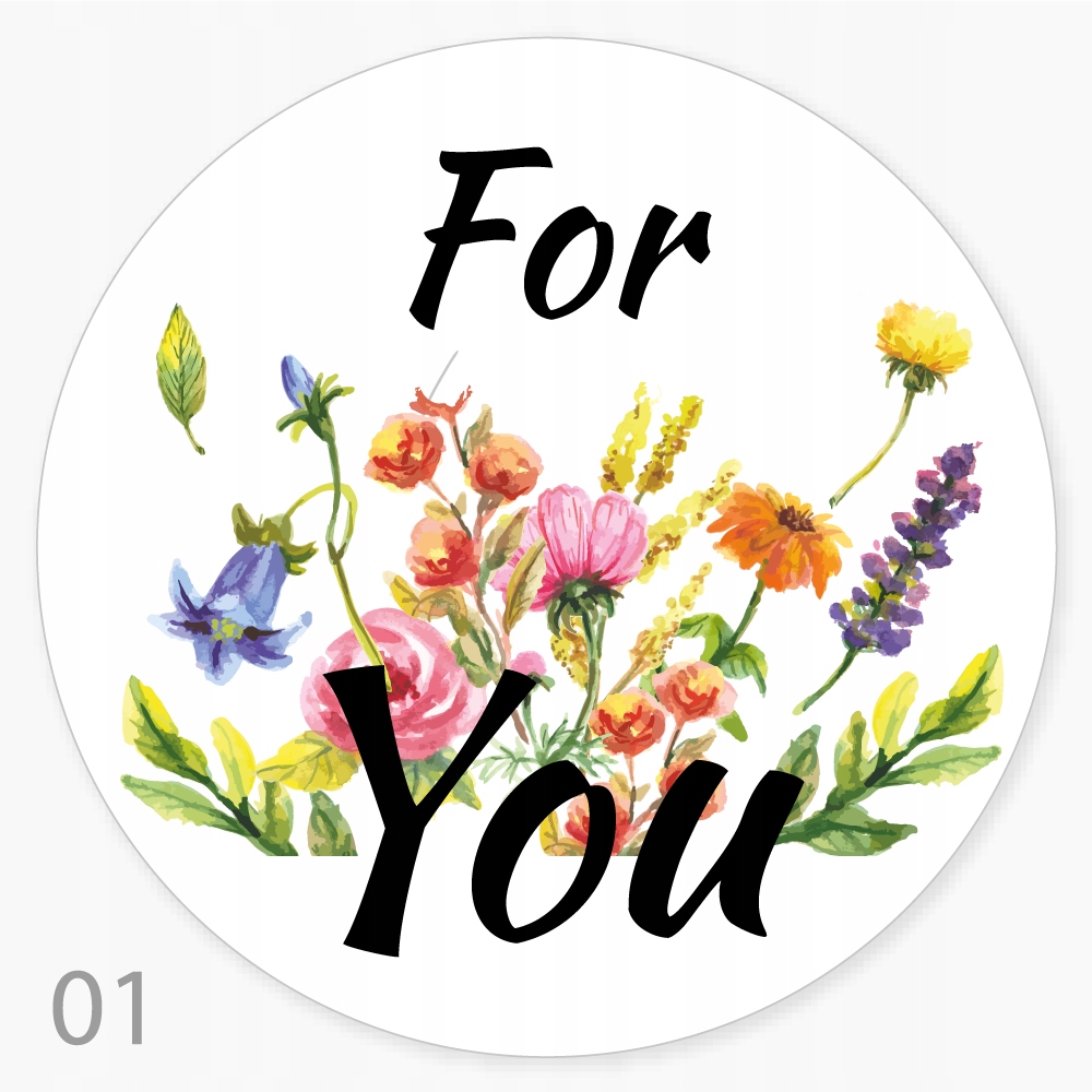 

Etykieta, naklejka For You fi55 100 szt