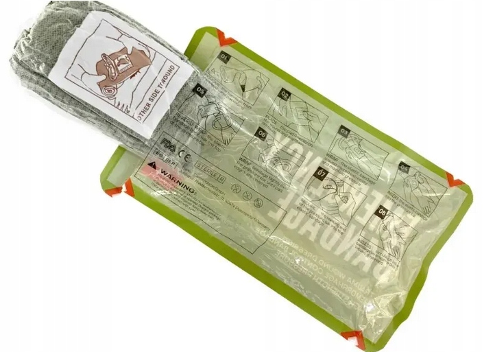 Opatrunek osobisty wojskowy bandaż izraelski 10cm FDA CE Kod producenta FDA-01