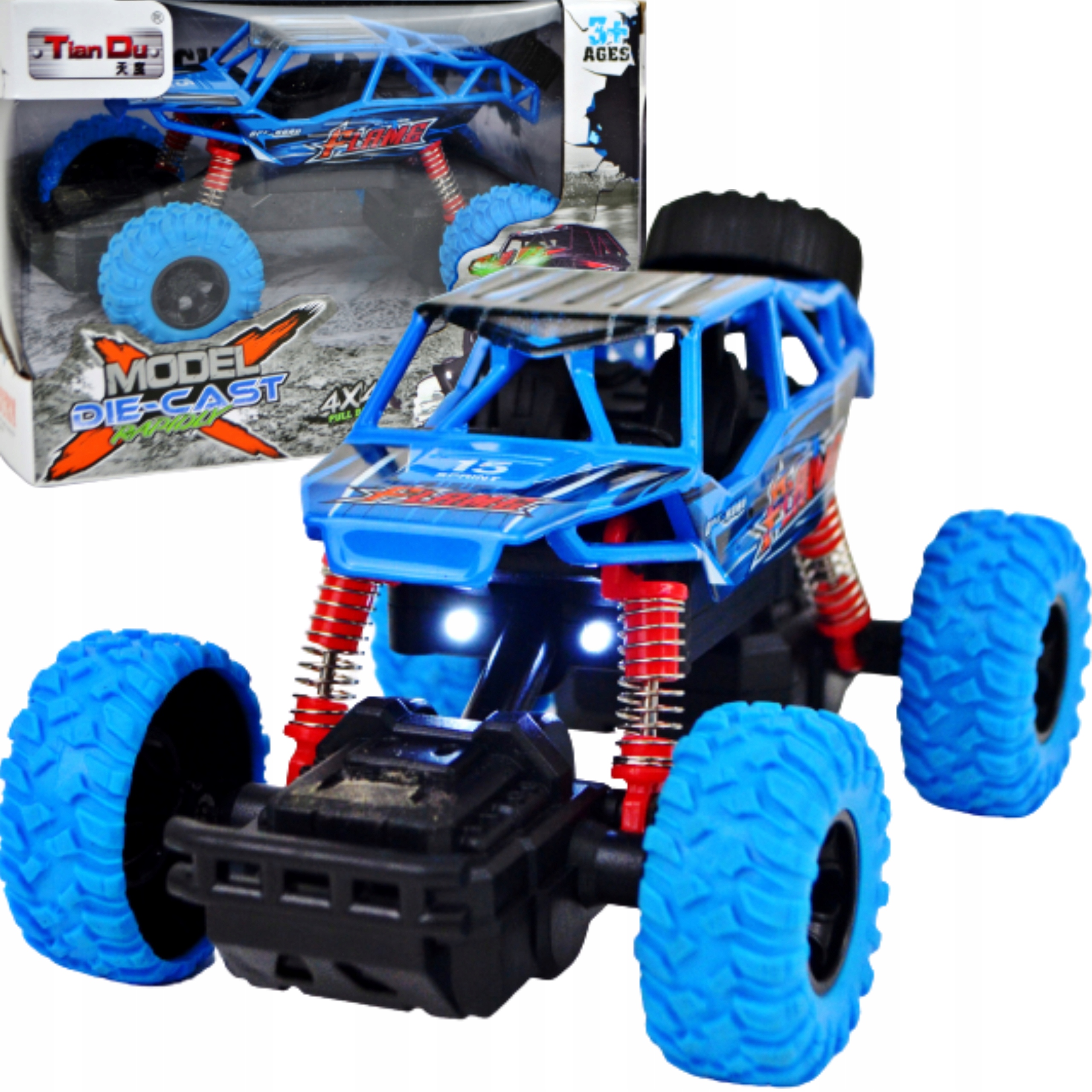 

Auto 4X4 dźwięk światła Led samochód monster