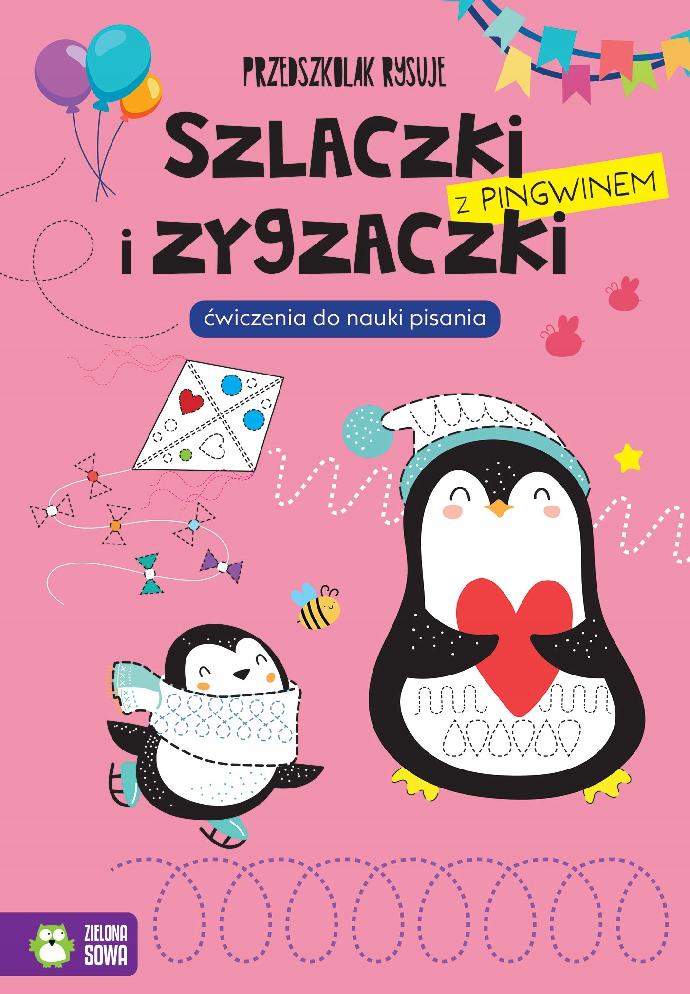 Przedszkolak rysuje Szlaczki i zygzaczki Pngwin