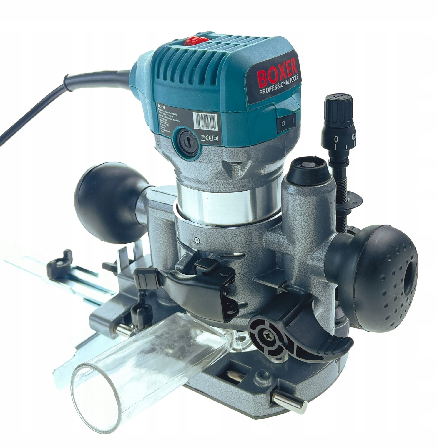 FREZARKA GÓRNOWRZECIONOWA 2500W 8MM + 12X FREZY Napięcie zasilania 230 V