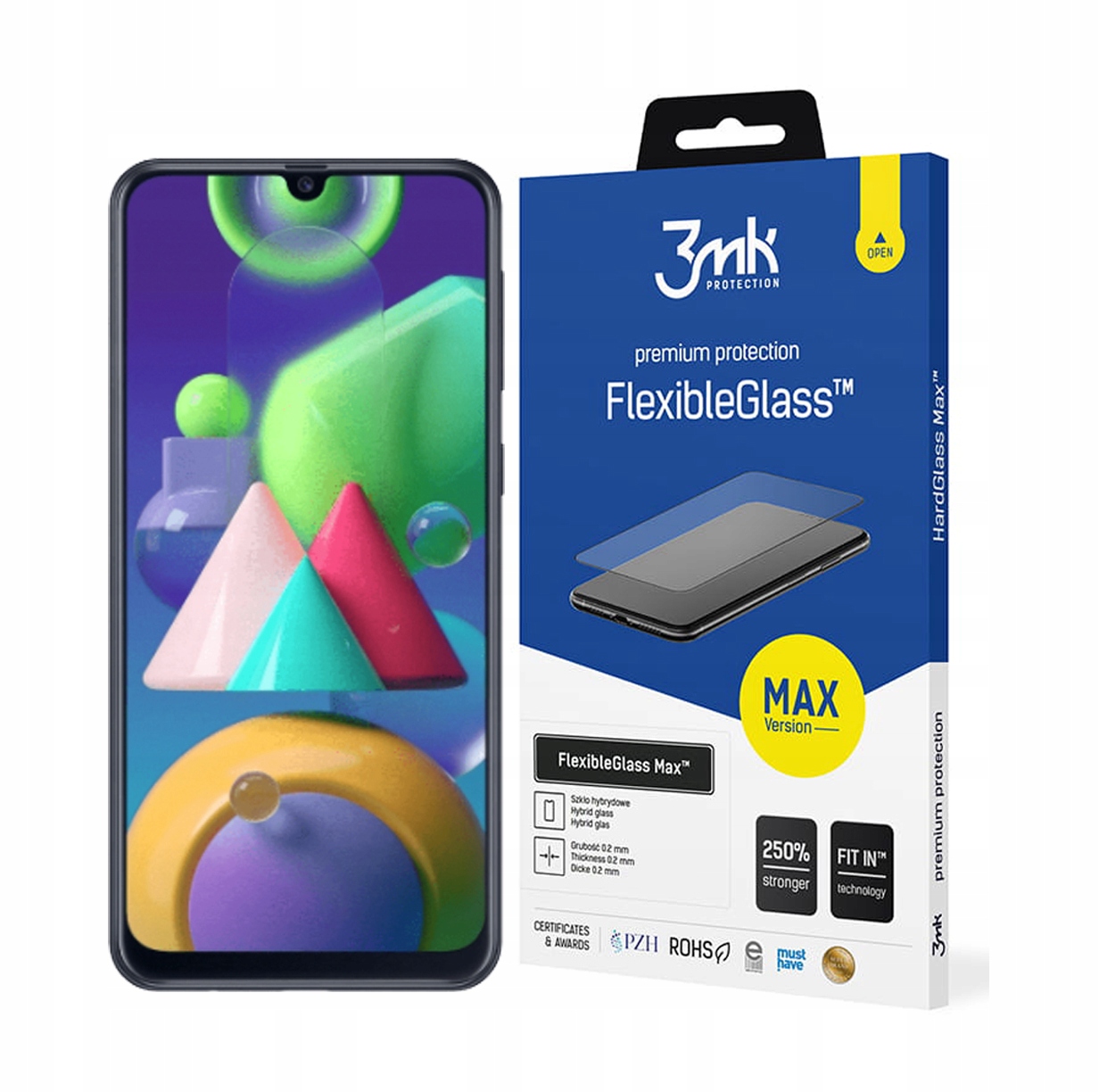 

Szkło 3MK FlexibleGlass do Samsung M21 SM-M215