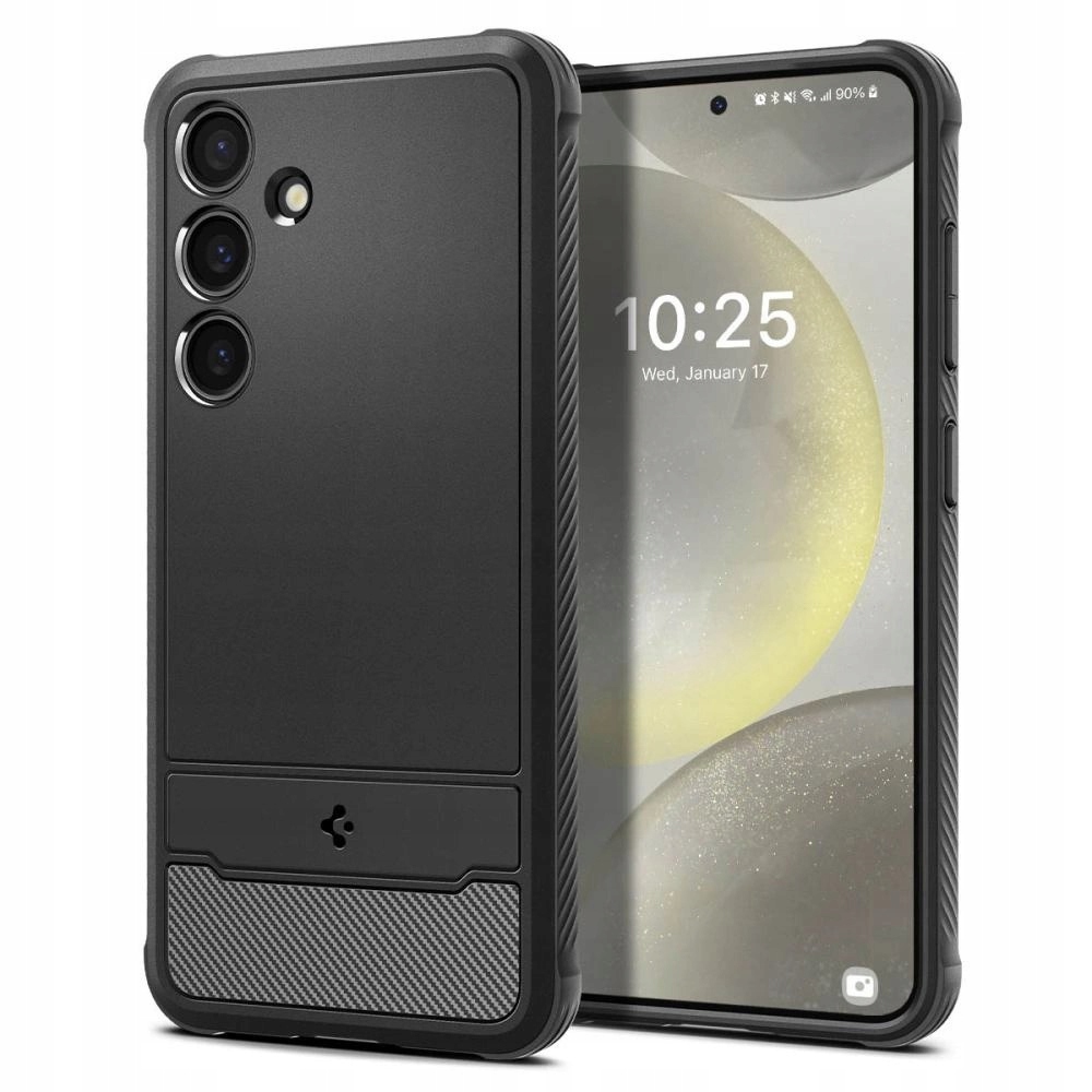 Etui Spigen Rugged Armor na Samsung Galaxy S24 czarny mat