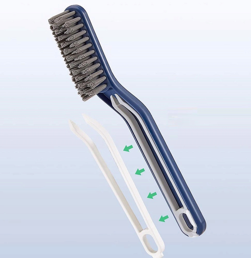 Sada 2 kartáčů na dlouhé rukojeti a kleští 2v1