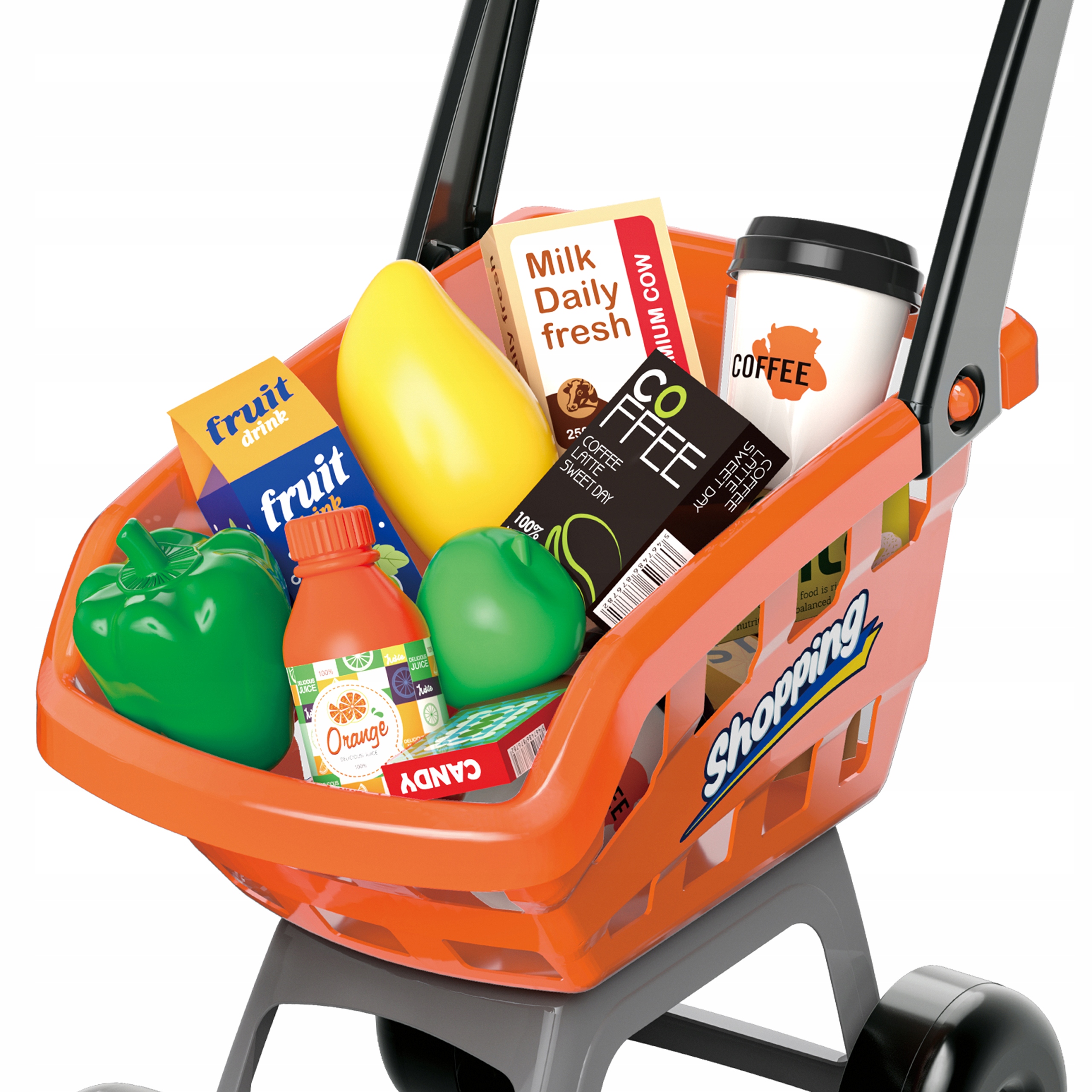 SUPERMARKET SKLEP DLA DZIECI STRAGAN KASA WAGA KOSZYK WÓZEK SMARTFON MATADI Płeć chłopcy dziewczynki