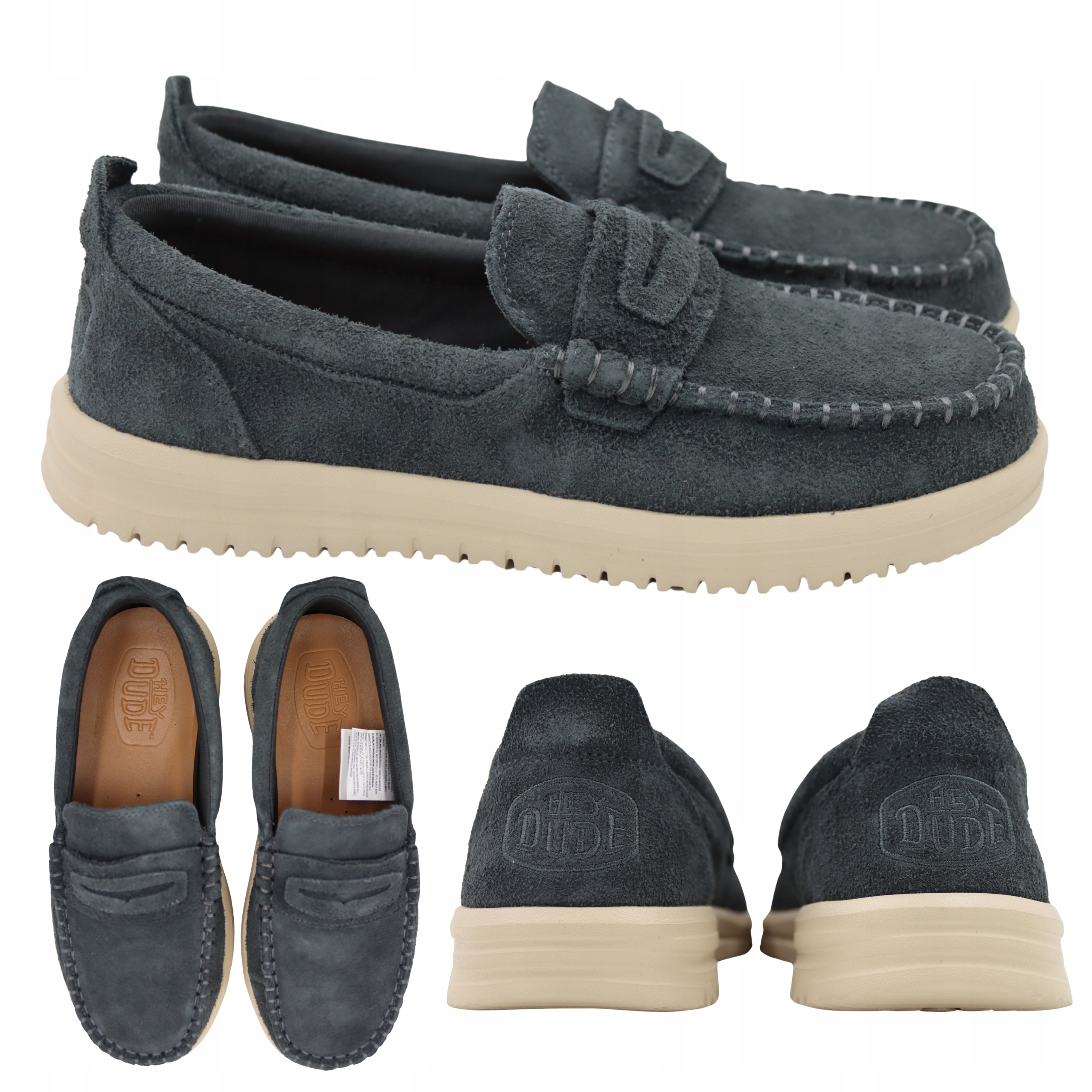 Pánské Lehké Semišové Mokasíny Heydude Nxt Loafer 43773 0OH vel. 41