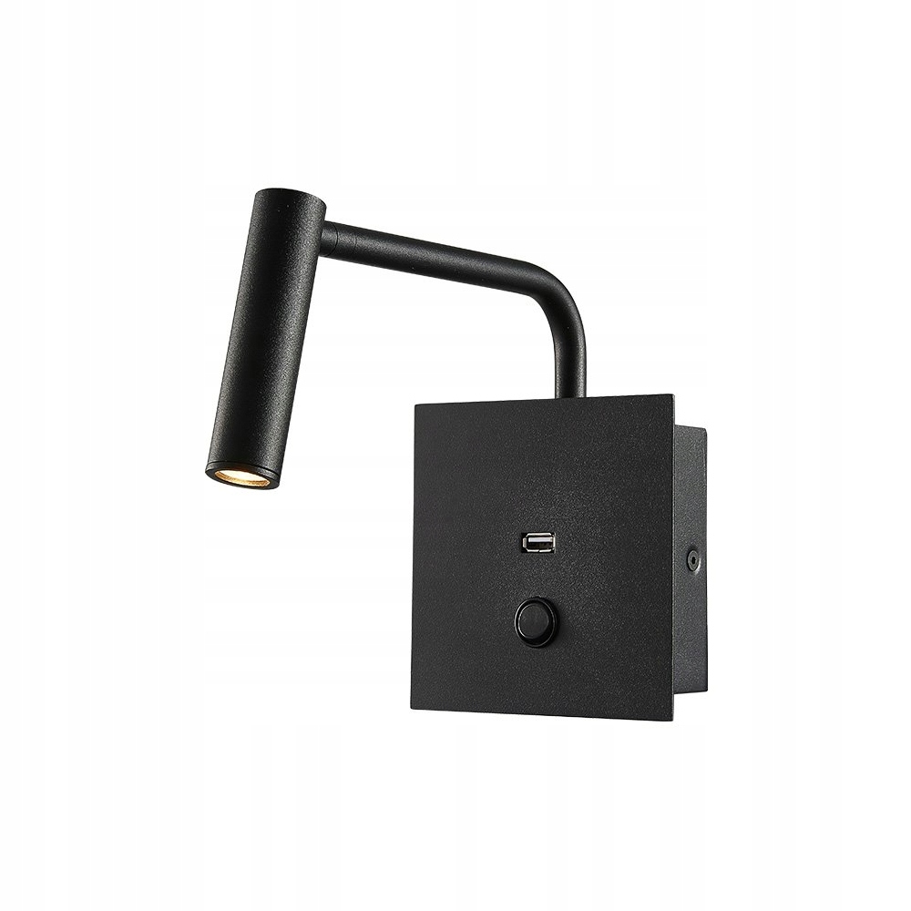 Led svietidlo V-tac 3W Nástenná posteľ USB/vypínač