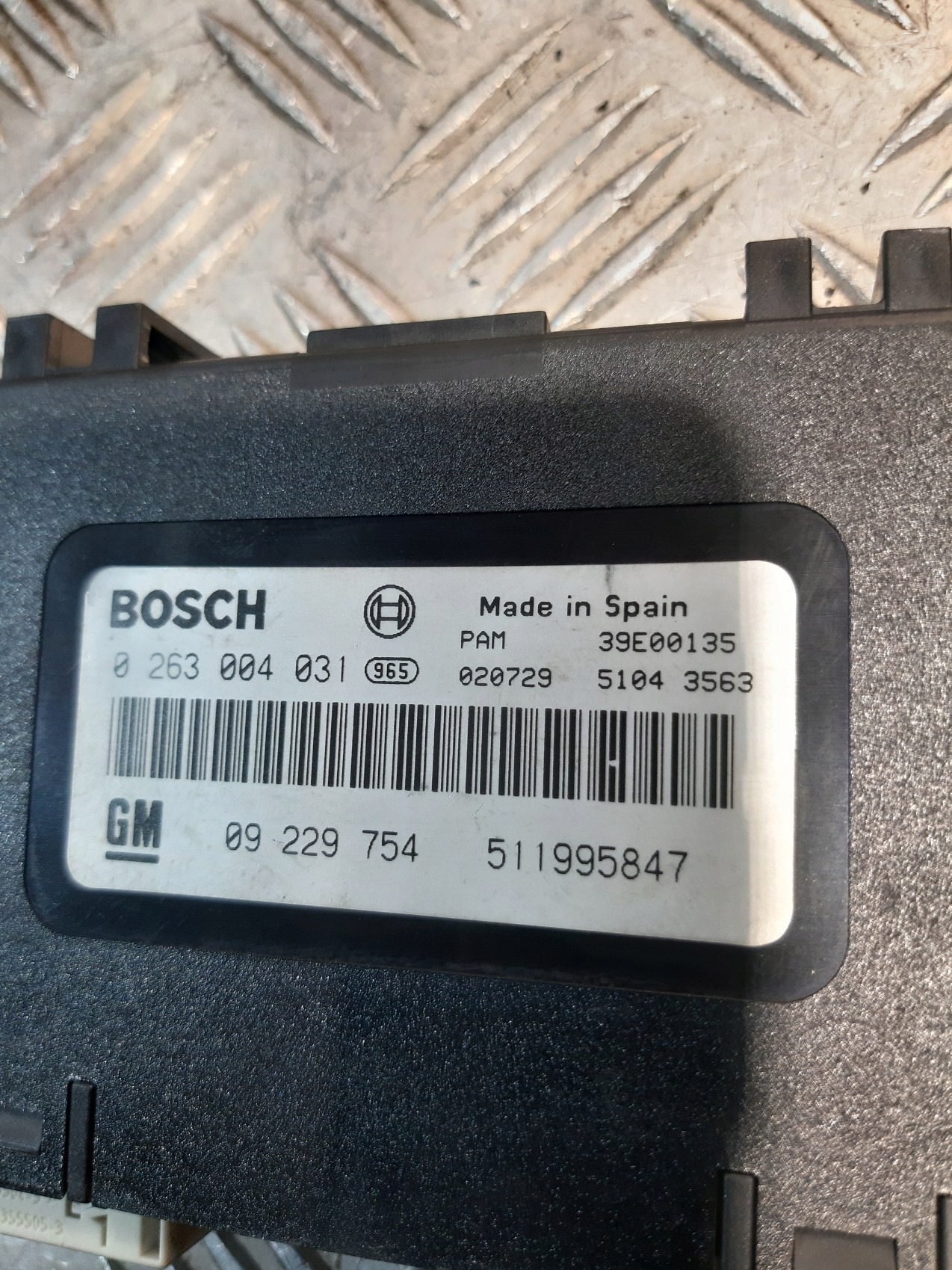 OPEL VECTRA C module unité de commande électronique uce capteurs stationnement PDC