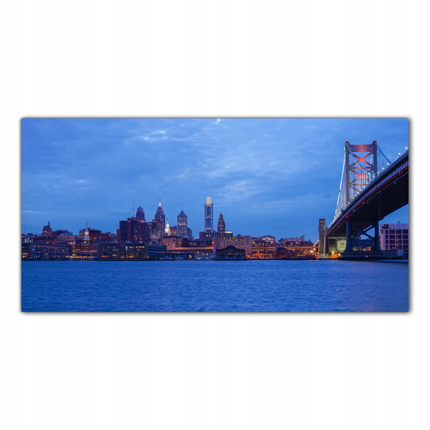 Philadelphia Pohľad 120x60 Lacobel sklo do kuchyne