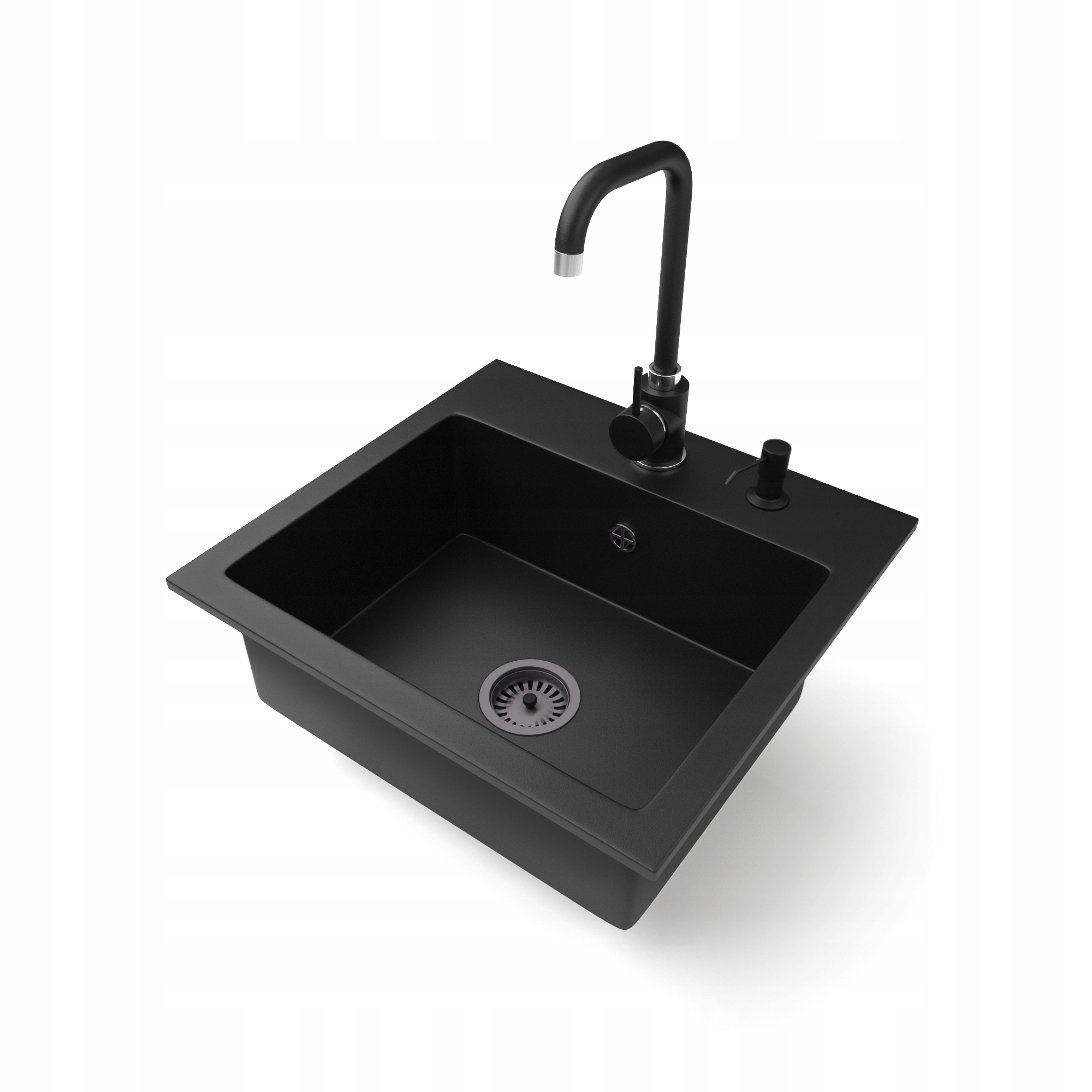 Kuchyňský Granitový Dřez Don Baterie Dávkovač