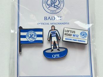Queens Park Rangers sada 3 odznaků (oficiální)