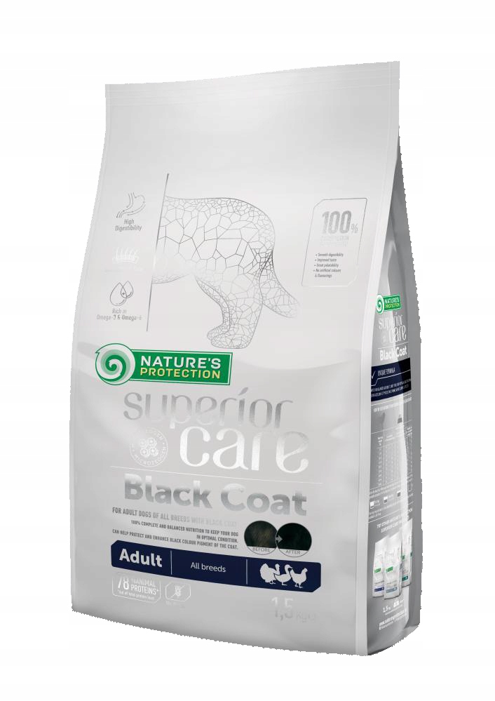 Natures Protect. Sc Black Coat 1,5kg