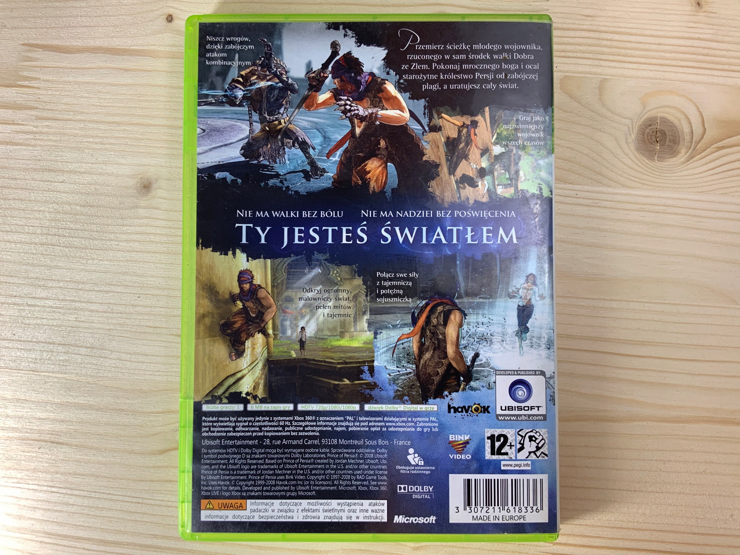 PRINCE OF PERSIA 2008 płyta bdb cib PL XBOX 360 Wydawca Ubisoft