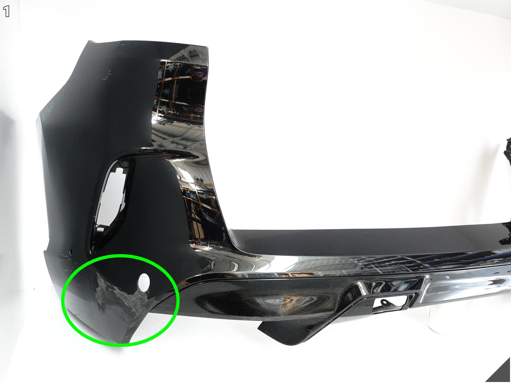 BMW X5M X5 M F95 18- M-POWER bumper BUMPER + SPOILER diffuser rear part (PDC)