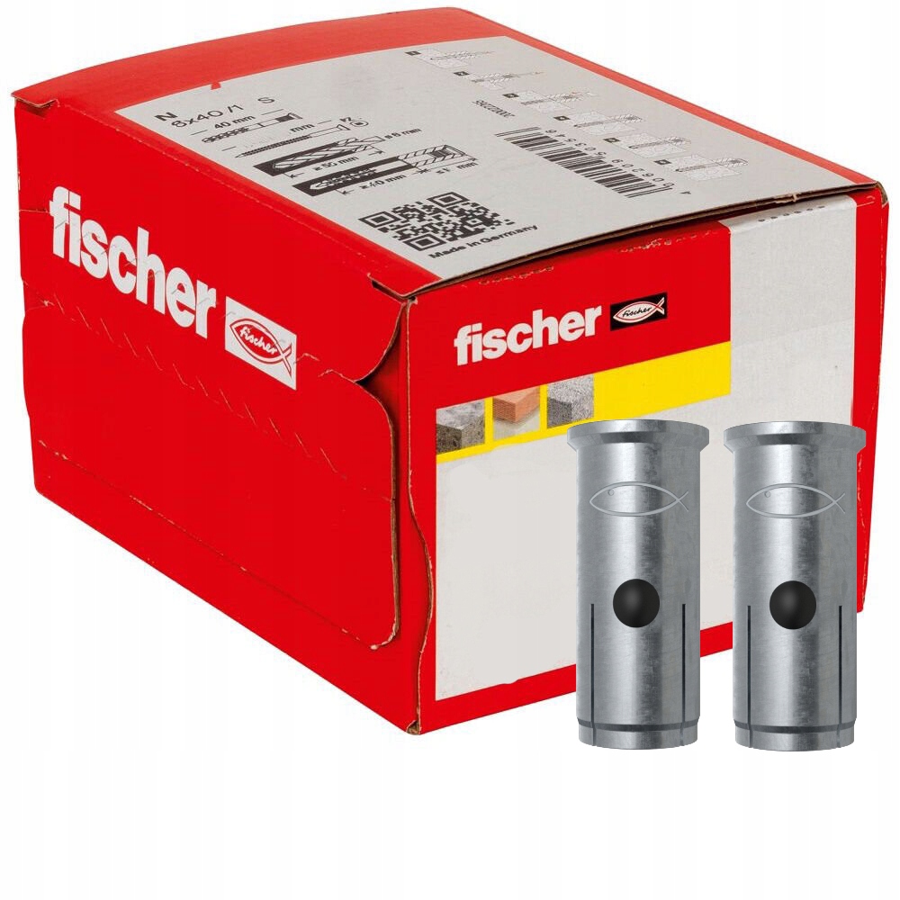 Fischer Zatĺkacia kotva s redukovanou hĺbkou ukotvenia Eaii M8X30 gvz100ks