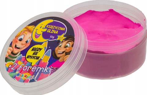 MAGICZNA GLINA KSIĘŻYCOWA DO TWORZENIA ZAMKÓW BOX Marka QULKI