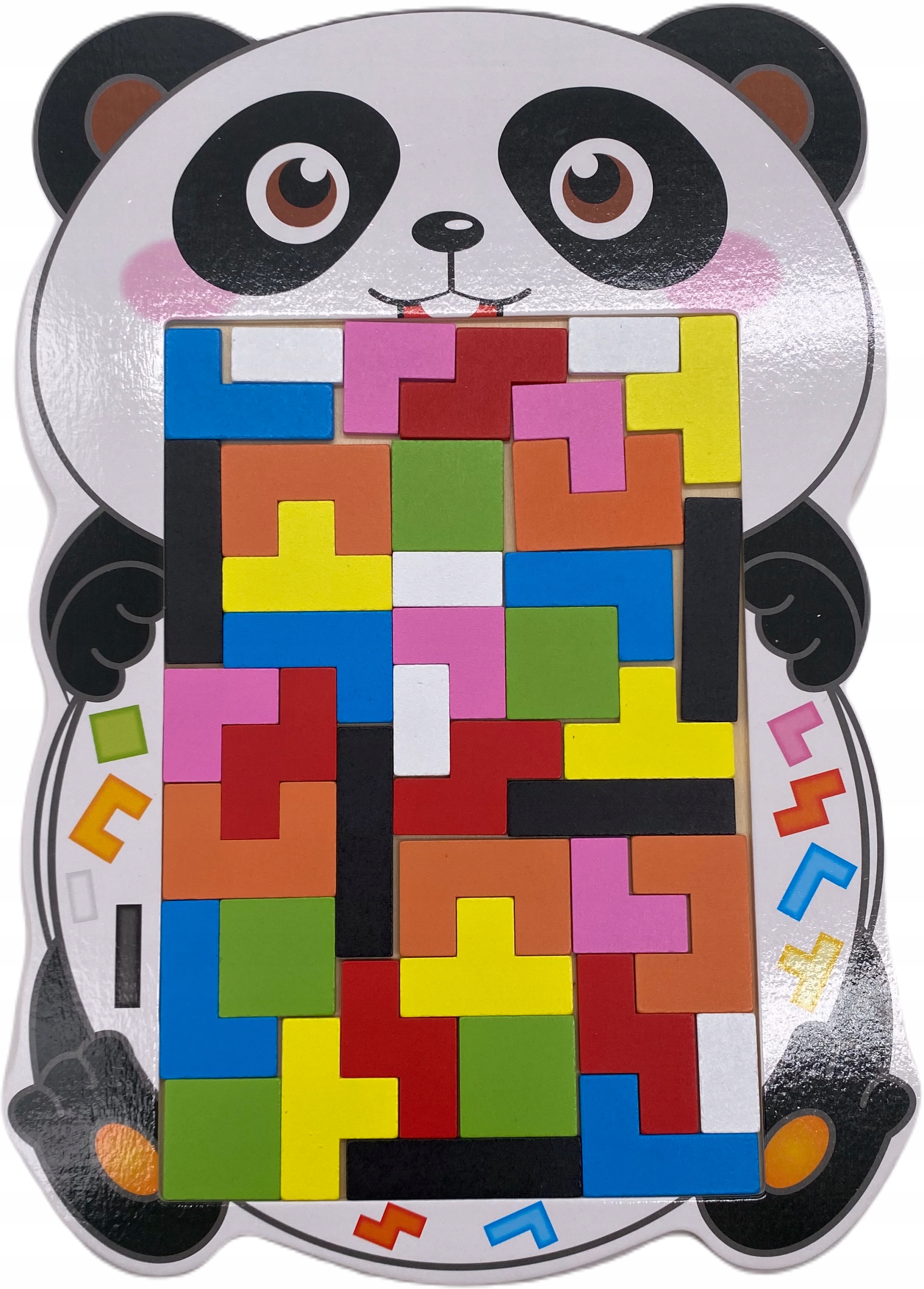 

Klocki Puzzle Drewniane Układanka Logiczna
